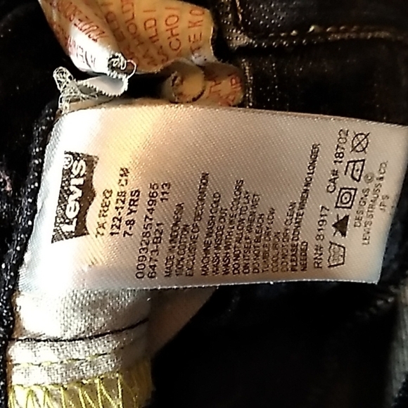 Levis boys size  7X regular with  elastic waist - Picture 4 of 4